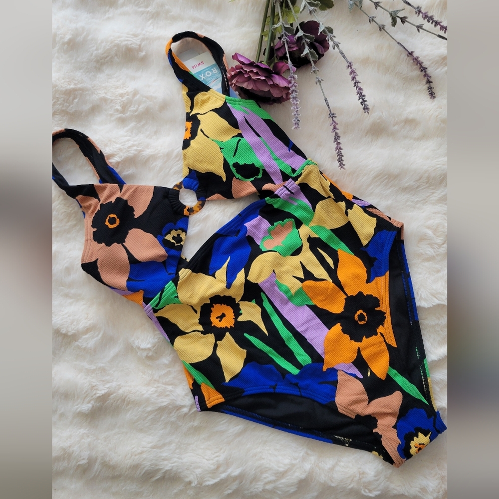 Roxy Black and Blue Swimwear